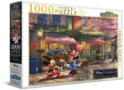 Thomas Kinkade - Disney - Mickey and Minnie Sweetheart Cafe Puzzle, 1000 Piece -