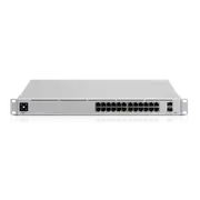 UBIQUITI UniFi 24-port switch with 24 Gigabit RJ45 ports and 2 10G SFP+ ports. Powerful second-generation UniFi switching