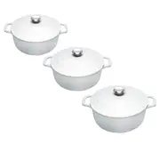 Chasseur Round French Oven (Brilliant White) - 28cm/6.1L