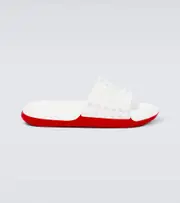 [Christian Louboutin] Christian Louboutin Take It Easy embellished sandals AU 9 white