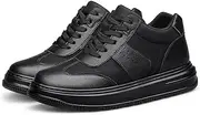 [TUMAHE] Men's Invisible Height Increasing Elevator Shoes, Hidden Lift 3 Inchs Inches Taller Sneakers Breathable Walking Footwear