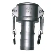 Stainless Camlock Fitting - Part C - Female Adaptor X Hosetail