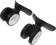 MUCKLILY 1Pair Swivel Wheels for Suitcase Replacement Durable Luggage Wheel Accessories Easy to Install Small Caster for Travel Use Smooth Rolling Design Practical