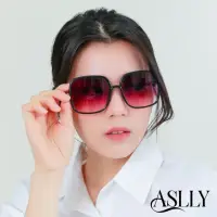 在飛比找momo購物網優惠-【ASLLY】S3006復古大方框墨鏡