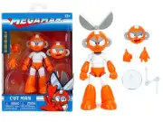 Cut Man 4.5" Moveable Figure & Alternate Head & Hands "Mega Man" 1987