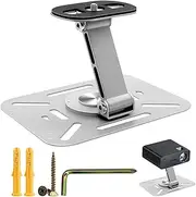 WYYFXY® Projector Mount Silver Projector Mount 360° Projector Ceiling Mount Swivel Projector Stand with 1/4 Inch Screw Interface Mini Projector Stand for Office Home Cinema Playroom