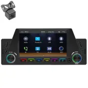 Stereo Car Radio MP5 Player Bluetooth Mirror Link FM For Caplay USB W/Camera (for: Honda Civic)
