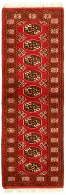 Traditional Vintage Hand-Knotted Carpet 2'1" x 6'0" Wool Area Rug