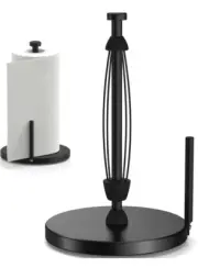 Paper Towel Holder Countertop Tear Paper Towel Stand With Suction Cups For Easy