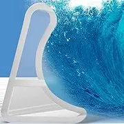 KRUI Collapsible Shower Threshold Water Dam, 67 In, Self Adhesive Shower Edge Water Barrier Stopper, Shower Water Blocker Retention System, Dry and Wet Separation for Bathroom Kitchen Countertop Sink