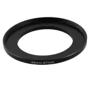 Camera 49mm Lens to 67mm Accessory Step Up Adapter Ring 49mm-67mm
