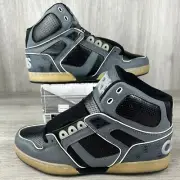 Osiris NYC 83 ULT Black Blue Gray Sz 12 NYC 83 Skate Boombox Y2K Y3K Bronx DS