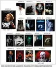 HORROR MOVIES / PRESS HEAT / IRON ON / TRANSFER / STICKERS FOR GARMENTS / DTF