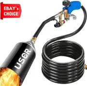 800000 BTU Propane Fire Weed Torch LPG Flame Thrower w/ 2M Hose Weed Burner