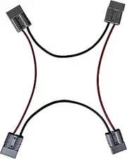 50A Anderson fit Plug Cable Connected in Series. Customized config. (4 Anderson Plugs, Length 2m)