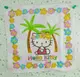 【震撼精品百貨】Hello Kitty 凱蒂貓 方巾/毛巾-粉色夏威夷 震撼日式精品百貨