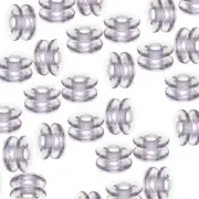 25 Plastic Bobbins for Singer 66 Class Sewing Machine ~ Part # 172222P