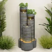 Oreste Fountain Rain Effect Self Contained Ponds & Water Features Yard Garden