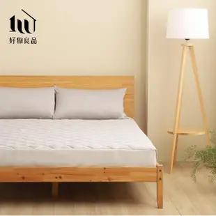 【好物良品】雙人加大款_日本極致冷感科技透氣吸汗水洗床罩床包 185x195x30cm(素色涼感床包)
