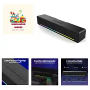 Computer Speakers for Desktop,PC Speakers with with Lights,Gaming Sound Bar w...