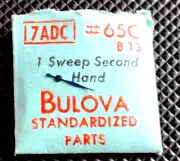Bulova 7ADC Sweep Second Hand Blue 13 watch repair part #65C