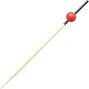 Banyo 18-435B Beaded Skewers, Red, 3.5 inches (9 cm), Pack of 100