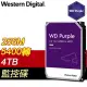 WD 威騰 4TB 3.5吋 5400轉 256MB快取 紫標 監控硬碟(WD43PURZ-3Y)