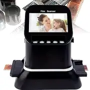 ZECRGOGO Film Slide Scanner, 2200 DPI, 1080p, Supports 35mm, 135, 126, 127 Negative & Slides, USB & HDMI Connectivity, Image Preview, Playback & Editing Functions
