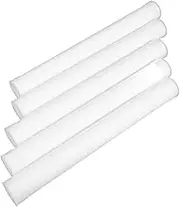 PAMINGONO 5pcs Document Storage Tube Lightweight Pe Shipping Tube for Artwork Posters Documents Durable and Versatile Transport with Caps