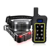 2xDog Training Collar Rechargeable Pet Training Dog Shock Collars with Vibration/Beep/Light/Static/Anti-Bark Pet Trainer (for 2 Dogs)