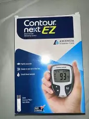 Ascensia The Contour Next EZ Blood Glucose Monitoring System (IL/RT6-20802-NE...