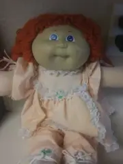 CPK Cabbage Patch Kids 1978 1982 Red Hair Pigtails Blue Eyes Dimples Freckles