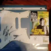 Mike Kennerty hand signed pickguard from the All American Rejects AAR