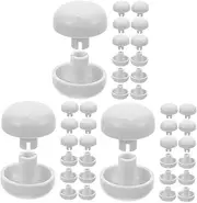 HOMSFOU 3sets Water Level Switch Washing Machine Stand Dishwasher Rinse Aid Cap Sensor Dishwasher Rack Wheels Water Transfer Pump Plugs Washing Machine Hose Float Valve Feature 50pcs*3