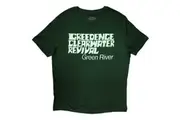 Creedence Clearwater Revival Unisex Adult Green River T-Shirt (Irish Green) - UTRO2879