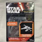 Star Wars Metal Earth Poe Damerons X-wing Model New Sealed Condition