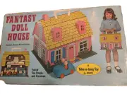 Marx Fantasy Doll House Tin 2 Story Vintage Style 4002 Complete In Box PLZ READ