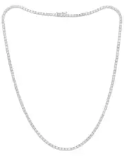 Diana M. 14K 7.35 ct. tw. Diamond Tennis Necklace