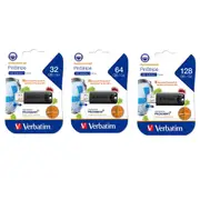 Verbatim Store n Go Microban 3.0 USB Drive (Black) - 128GB