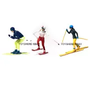 3D print handpainted 1/87 TOY mini ski figure model fit car street diorama