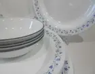 ❤️ New 17-pc Corelle LILAC BLUSH DINNERWARE SET Plates Bowls *Purple Blue Floral