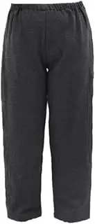 Men's Tear Away Pants Side Zipper Breathable Cotton Fabric Suitable for Fracture Patients and the Elderly Daily Postoperative Care Pants (L Grey Thickened)