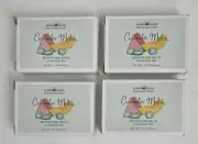Lot 4 BBW BATH BODY WORKS Cucumber Melon Moisture Rich Cleansing Bar Soap 1.5 Oz
