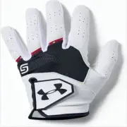 Under Armour Juniors Golf Glove Color White (100)/Black Size Left Hand Small