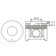 Austral Piston Set - PO1012A STD