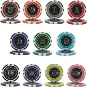 MRC POKER 500pcs 14G ECLIPSE POKER CHIPS BULK