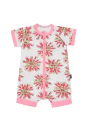 Bonds Baby Short Sleeve Zip Wondersuit Romper size 0000 000 00 White Merry