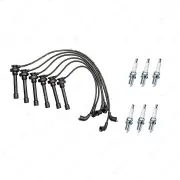 Bosch Ignition Leads + 6 x Denso TT Spark Plugs for Mitsubishi Magna TH TJ TW