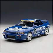 Scale Finished Model Car Boutique 1:18 for Nissan GTR R32 1990#12 Replica Car Die Cast Racing Car ​Model Adults Collection Display Miniature Replica Car