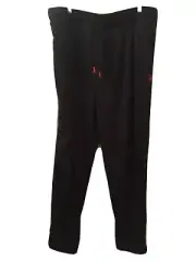 AND1 Men's Black Mesh Jogger Track Pants Size 3XL Slim Fit